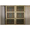 Image 1 : 6-1920 GERMAN 100 MARK BILLS ALL CIRCULATED WITH