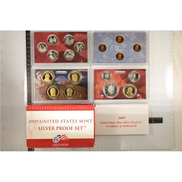 2009 US SILVER PROOF SET (WITH BOX) & CERTIFICATE