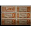 Image 1 : 6-1962 CRISP UNC BOLIVIA 50 BOLIVIANOS, FIVE OF