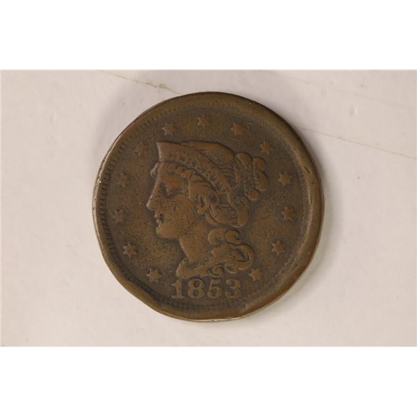 1853 US LARGE CENT
