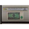 Image 1 : 1951 BULGARIAN 5 LEVA NOTE PCGS CHOICE UNC 64