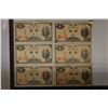 Image 1 : 6-JAPANESE 1 YEN BILLS ISSUED AFTER WWII CIRCA