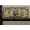 Image 1 : 1963-A US $5 FRN GREEN SEAL STAR NOTE TEAR ON