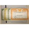 Image 3 : 6 VINTAGE STOCK CERTIFICATES: SEE PICTURE