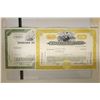 Image 5 : 6 VINTAGE STOCK CERTIFICATES: SEE PICTURE