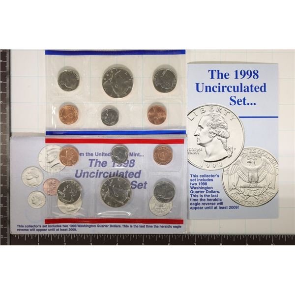 1998 US MINT SET (UNC) P/D (WITH ENVELOPE)