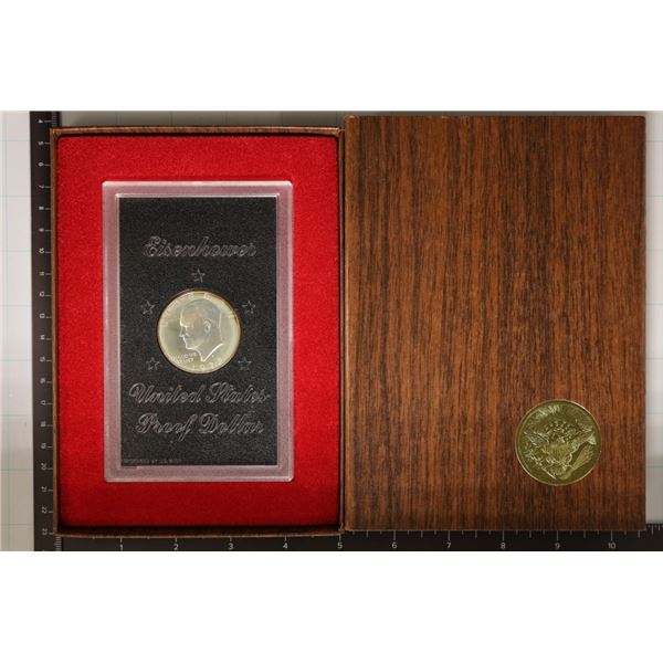 1972 IKE SILVER DOLLAR PF (BROWN PACK)