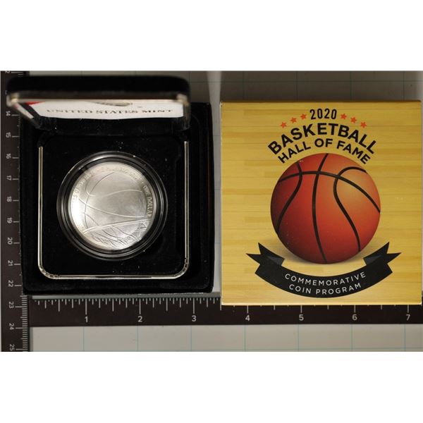 2020-P UNC US BASKETBALL HALL OF FAME DOLLAR