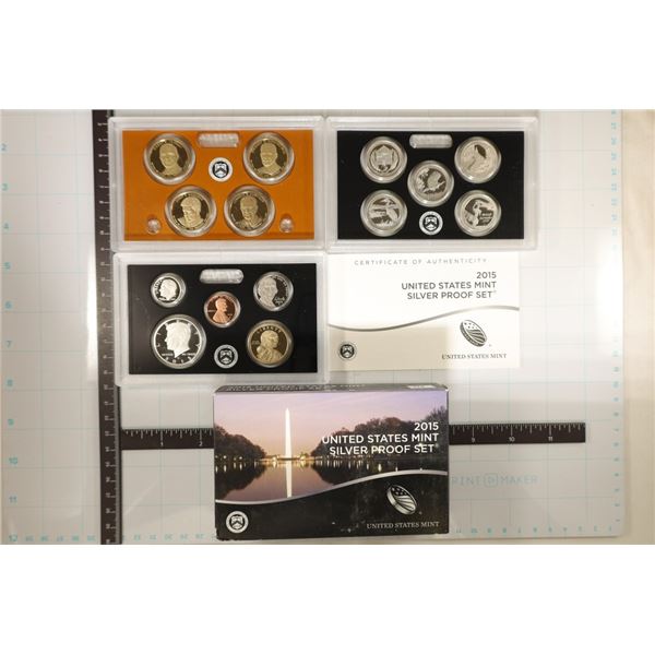 2015 US SILVER PROOF SET (WITH BOX) & CERTIFICATE