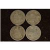Image 1 : 1883, 87, 90 & 1891 SILVER SEATED LIBERTY DIMES