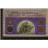 Image 1 : AMERICAN HERITAGE WWII COIN COLLECTION.  FEATURES