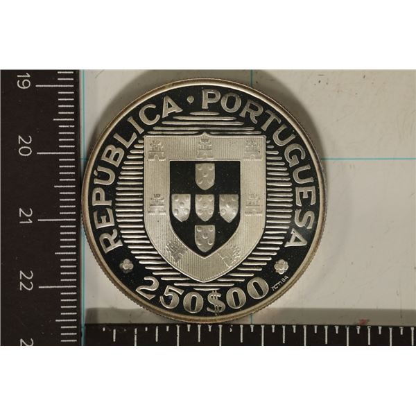 23.1 GRAMS PROOF STERLING SILVER 1983 PORTUGUESE