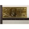 Image 1 : 24KT 1999 GOLD FOIL 9999999 US $100 CU FANTASY