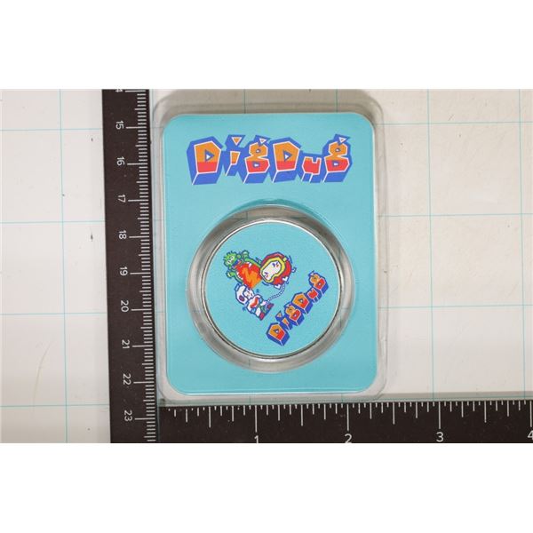1 OZ. .999 40TH ANNIVERSARY OF DIGDUG SILVER ROUND
