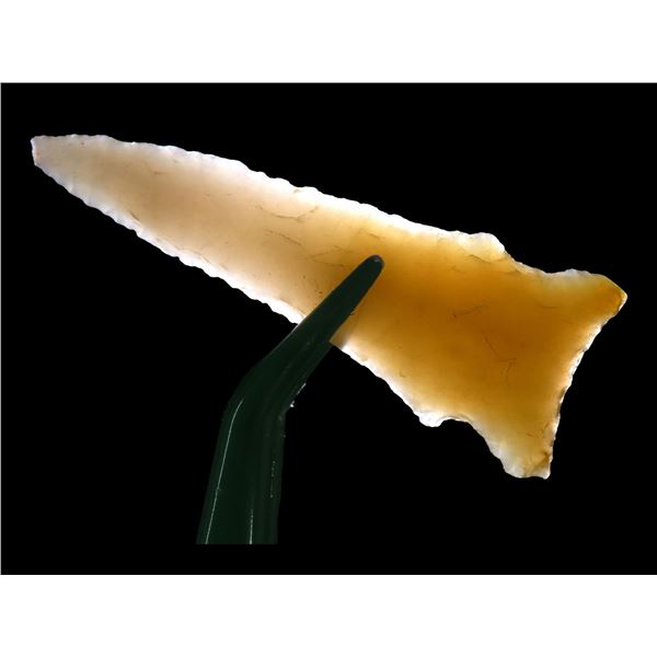 2.3/8" Graham Cave, Keele COA, Translucent Agate Chert. Hickory Co., Missouri