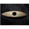 Image 2 : 4 5/8" Pick Bannerstone Broken at the Hole and Restored, Found in Central Indiana