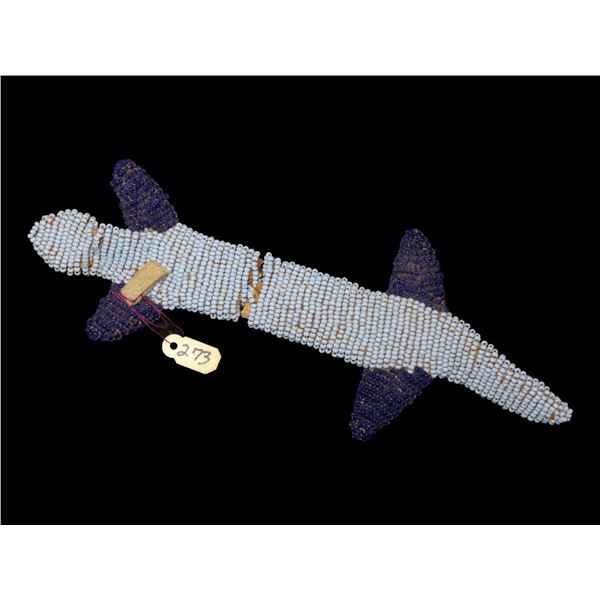 Native American Beaded Lizard, Separated in 2 Pieces at the Mid Section