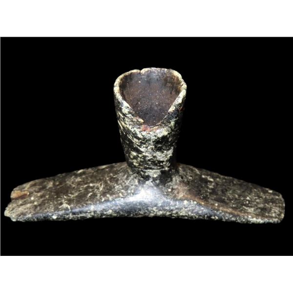 Rare, 3" Platform Pipe, Motley COA, Found in Kane Co. Illinois, Ex Nick Gatses, Tom Grimes, Gary