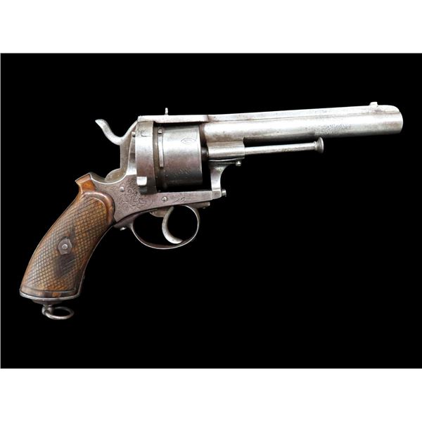Antique Pin Fire Revolver, Belgium Made