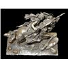 Image 2 : 1973 Pewter Statue "The Cheyenne" 1746/2800 6"x6" by D Polland.   Chilmark Pewter