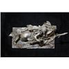 Image 3 : 1973 Pewter Statue "The Cheyenne" 1746/2800 6"x6" by D Polland.   Chilmark Pewter