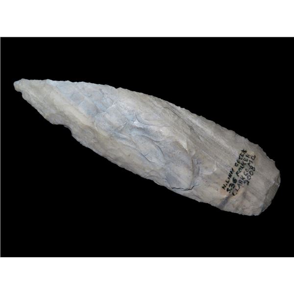 5 3/4" Paleo Dalton Knife, Motley, Dickey COA, Found in Clark Co. Missouri, Found by Rodney Harvey