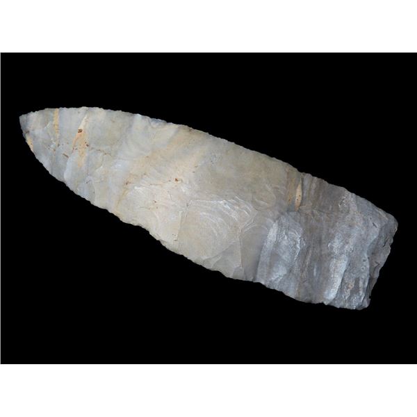 5 3/8" Scottsbluff/Paleo Knife, Motley/Dickey COA, Found in Saline Co. Missouri