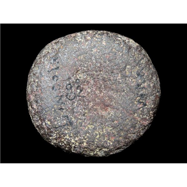 2 5/8" Hematite Double Cupped Discoidal, Bennett COA, found in Lincoln Co., Missouri, Ex. Podpora