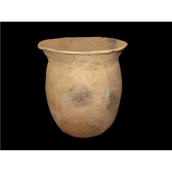 11 1/2" Massive Pottery Jar, found in Texas, Restored