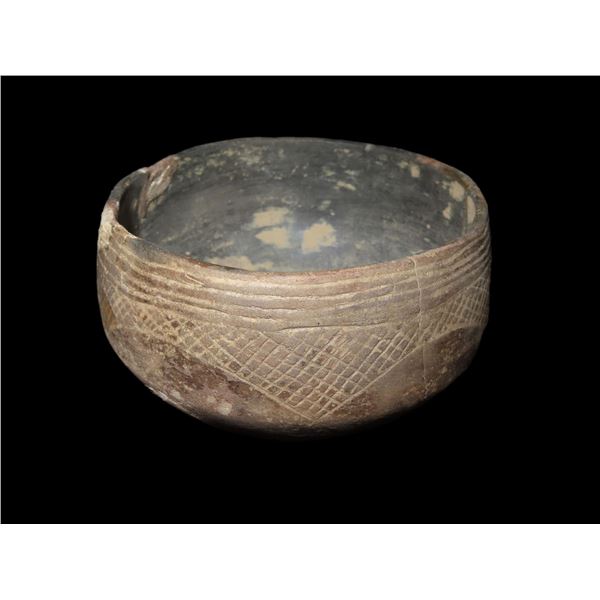 4 1/2" Caddo Friendship Bowl, found in Arkansas, Restored