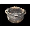 Image 1 : 3 1/8" Pottery Jar found in Southern Missouri with 2 lug handles and 2 strap handles
