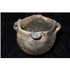 Image 2 : 3 1/8" Pottery Jar found in Southern Missouri with 2 lug handles and 2 strap handles
