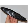 Image 2 : 7 1/2" Obsidian Mayan Blade, Motley COA, Found in Mexico