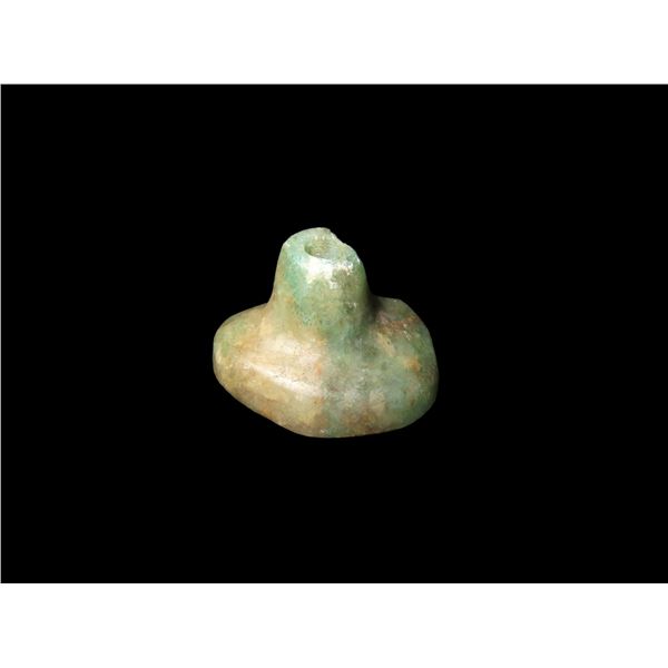 7/8" Ear Spool, Motley COA, Found in South America