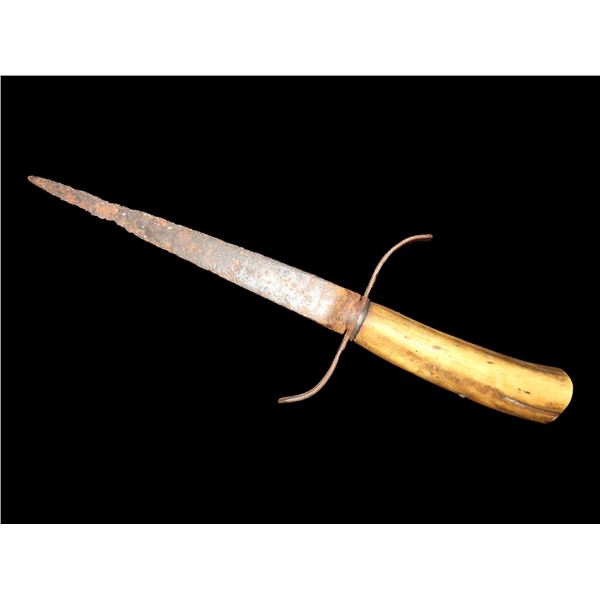 10 3/8" Bone Handle Dagger out of the Robert Matthias Collection