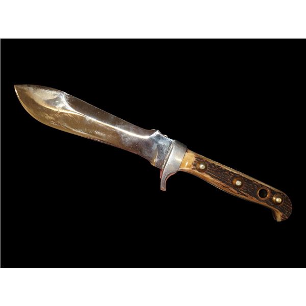 Puma White Hunter Knife, Pre 1964, Stag Handle