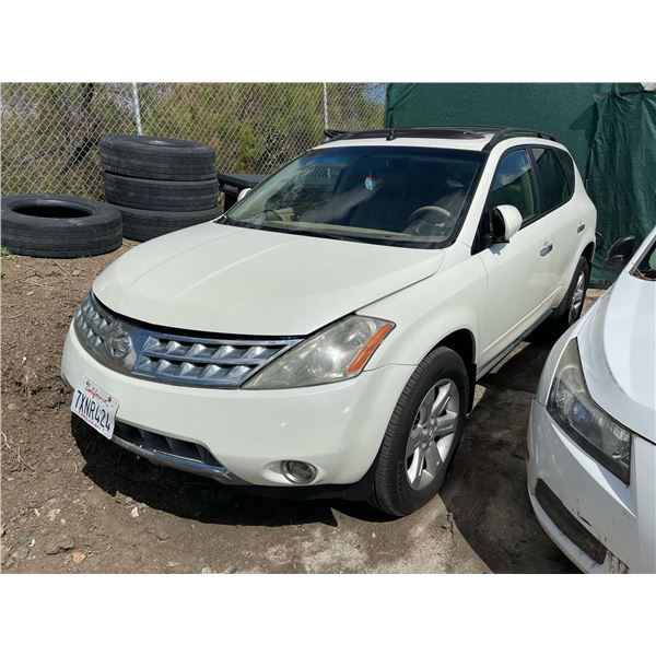 NISS MURANO 2007 SALV-T-TMU