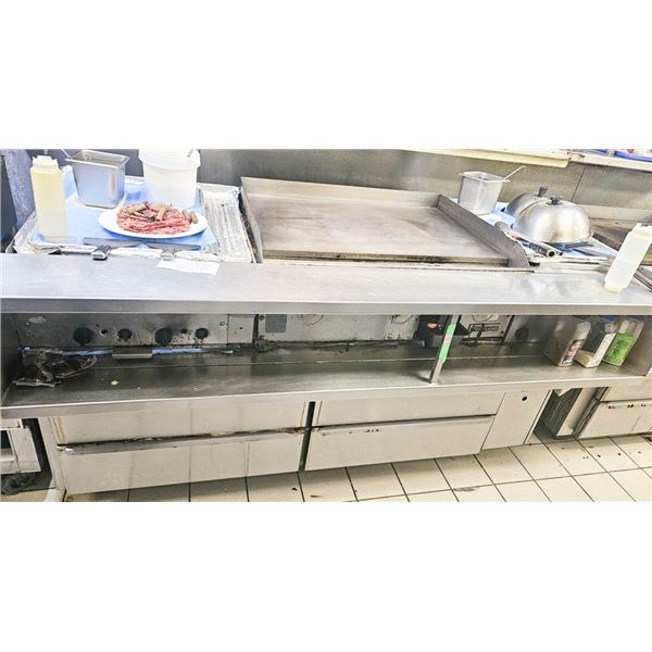 COMMERCIAL COOK CENTER- QUEST BROILER/ GARLAND