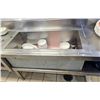 Image 2 : ST. STEEL SINK/ CABINET WORK STATION W/ 4" BACK-