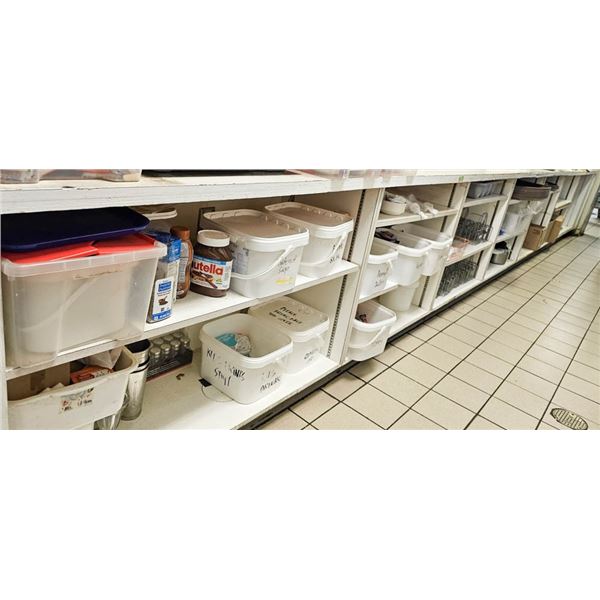 CONTENTS OF SIDE COUNTER* CONDIMENT PACKS &