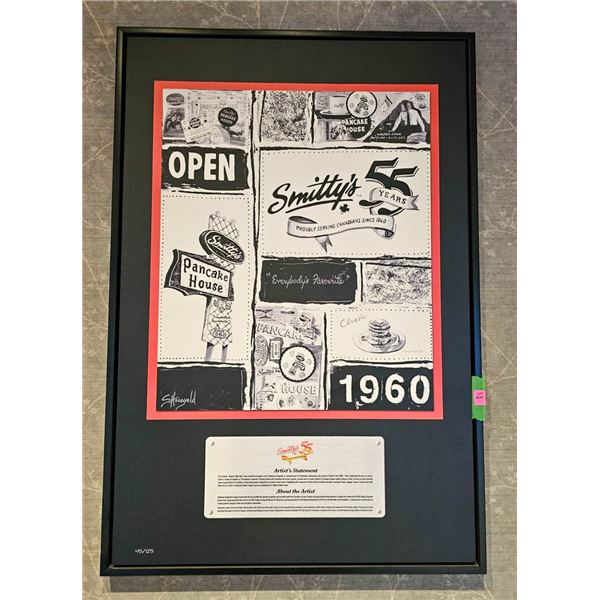 SMITTY'S 55 YEARS 45/125 FRAMED PICTURE