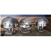 Image 1 : LOT OF 3 ST. STEEL CHAFFING DISHES * AS IS *