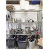 Image 1 : 3 TEIR UTILITY RACK W/ ASST'D COOKWARE & UTENSILS