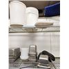 Image 3 : 3 TEIR UTILITY RACK W/ ASST'D COOKWARE & UTENSILS