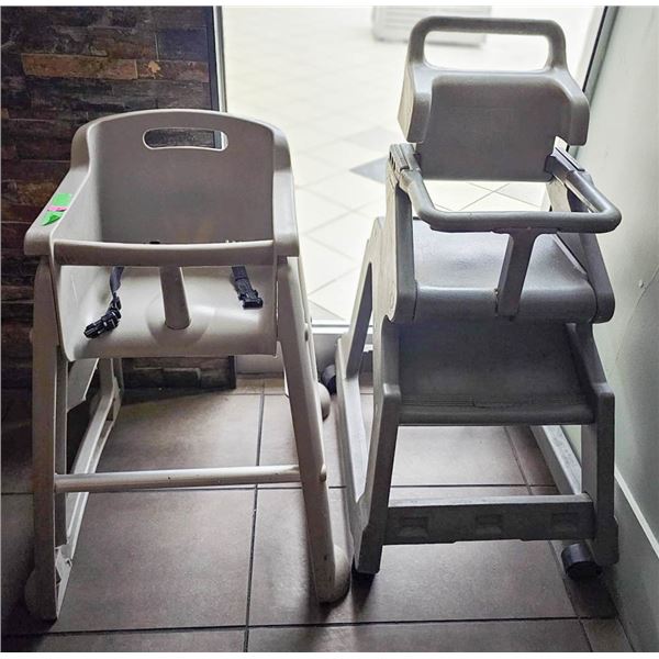 5 BOOSTER SEATS & 5 HIGH CHAIRS (DINING & PRIVATE