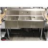 Image 1 : NEW S/S CHEFS MATE 3 WELL SINK 18"X18"X11"