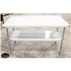 Image 1 : NEW 30" X 60" S/S WORK TABLE W/ 2" BACK SPLASH &