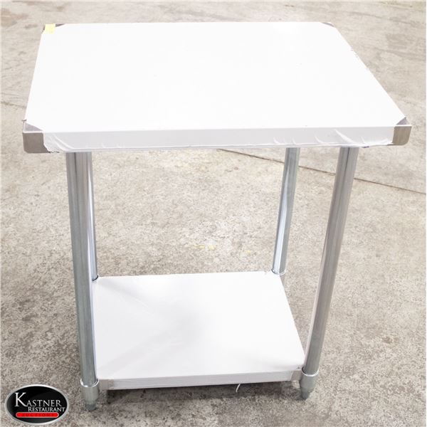 NEW 30" X 24" 18GA STAINLESS STEEL WORK TABLE W/