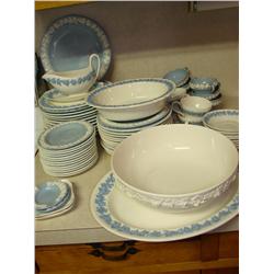 Lg.Set of Wedgwood Embossed Queensware