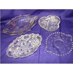 4 Relish Serving Dishes